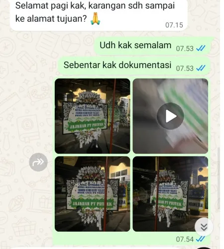 Pengiriman Papan Bunga Selamat Jayanti