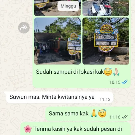 Pengiriman Papan Bunga Duka Jayanti