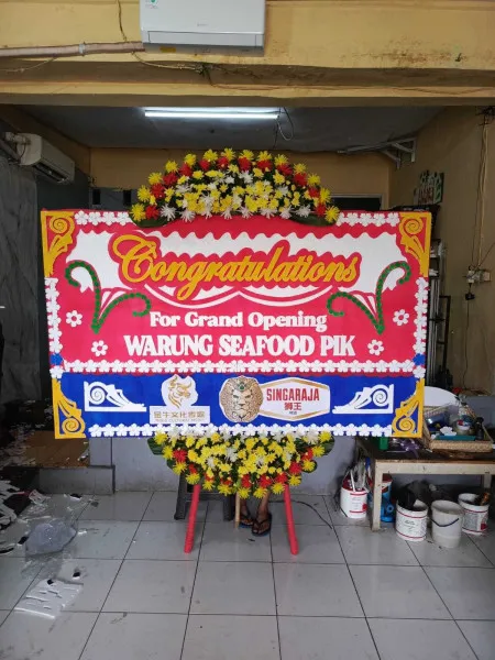 Papan Bunga Ucapan Selamat Jayanti